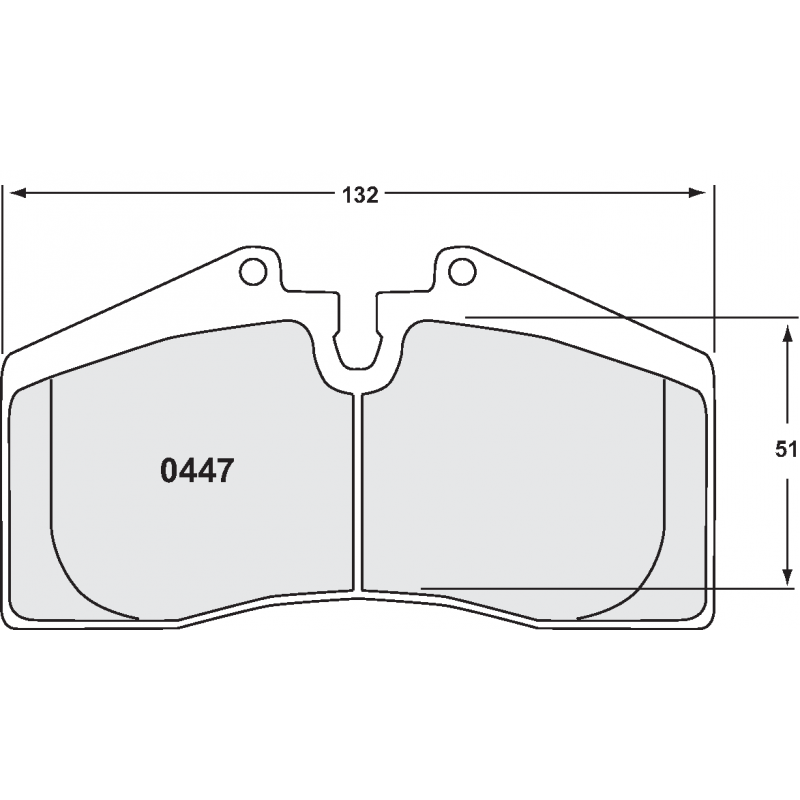 Sprint / medium distance compound with smooth bite. Race brake pads - Porsche
928 / 944 / 964 / 968 / 993
brake pads